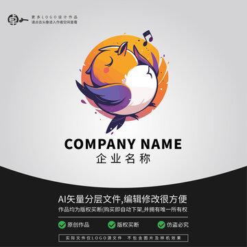 小鸟唱歌LOGO