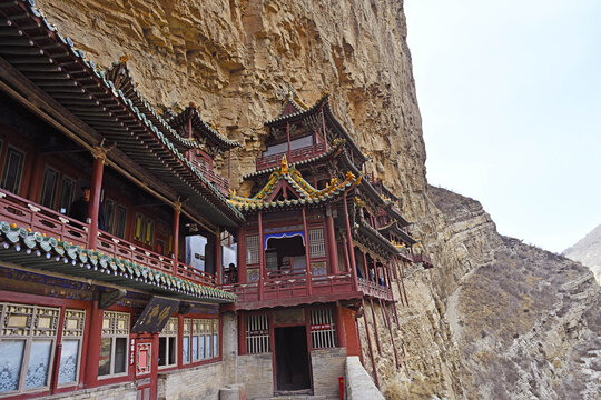 悬空寺古建筑