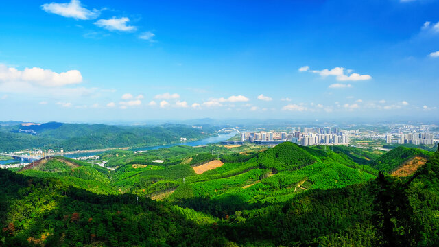 广西柳州城市风光