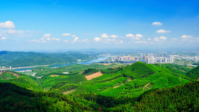 广西柳州城市风光