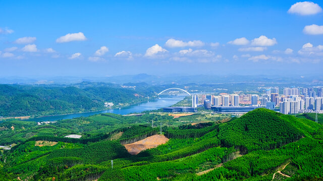 广西柳州城市风光