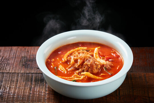 羊肉西红柿面疙瘩汤