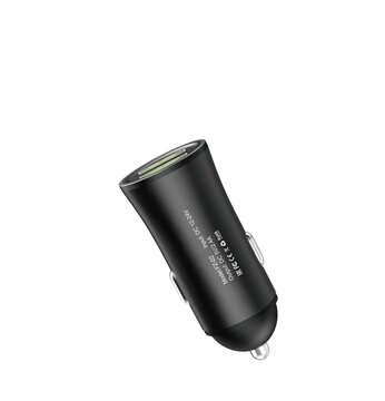 黑色車載充電器車充充電頭