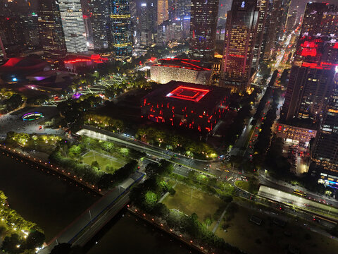 珠江新城夜景