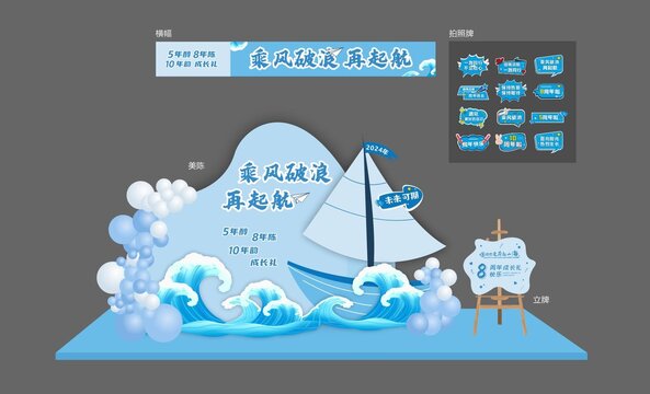 周年美陳物料