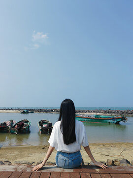 海南海口西海岸海边