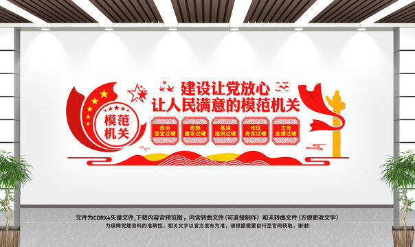 模范機關文化墻