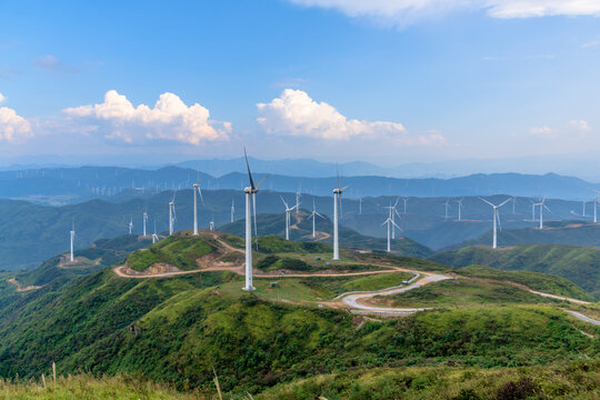 桂林兴安摩天岭风电场