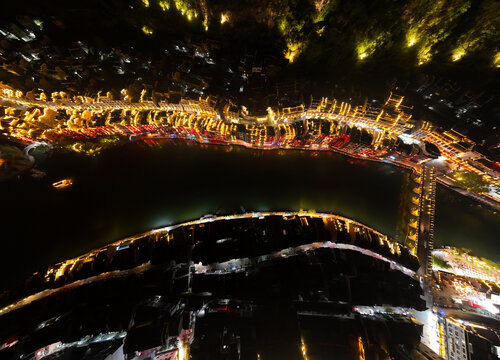 贵州镇远古镇夜景