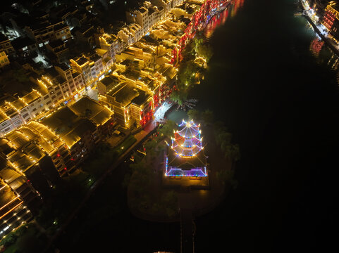 贵州镇远古镇夜景