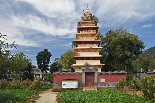 河北省石家庄市灵寿县幽居寺塔