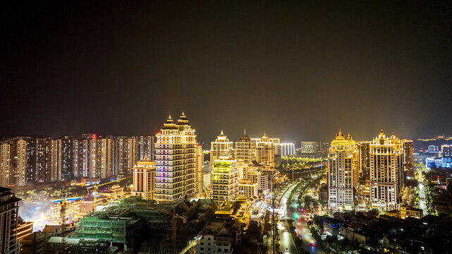 佤山凤城夜景