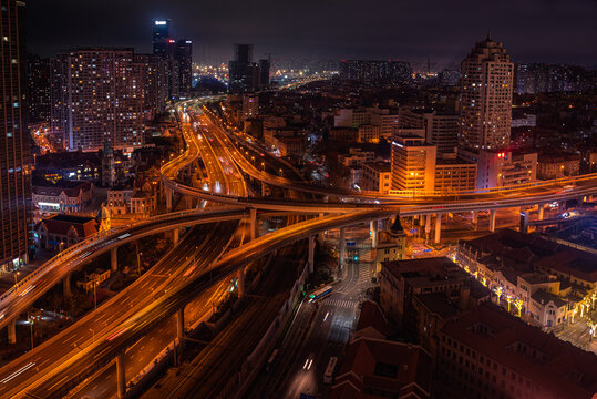 青岛城市夜景