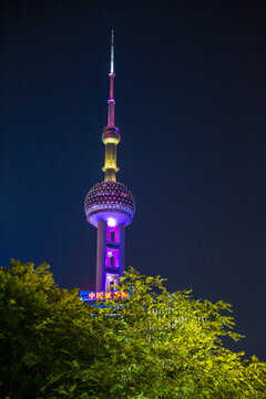 上海东方明珠夜景