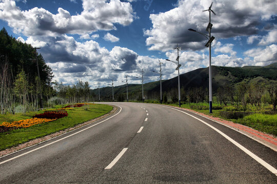 阿尔山草原公路