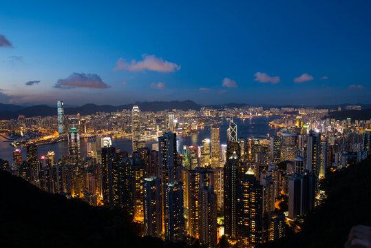 香港山顶夜景