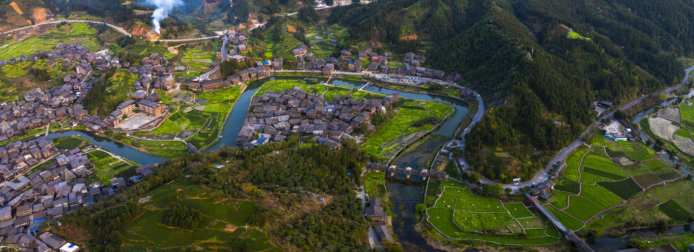 广西柳州程阳八寨春天