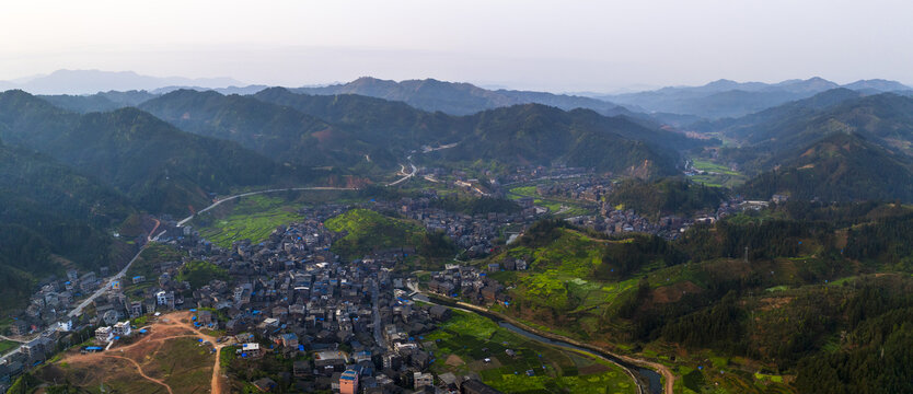 广西柳州程阳八寨春天