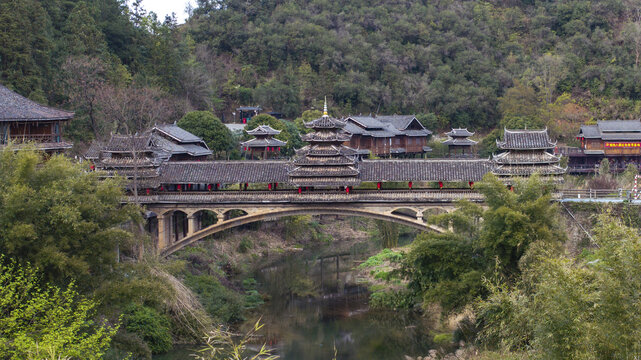 广西柳州程阳八寨春天