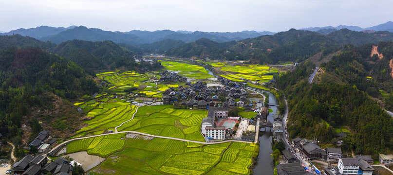 湖南怀化坪坦侗寨廻龙桥