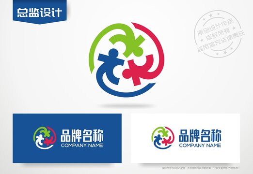 游乐场标志儿童教育logo