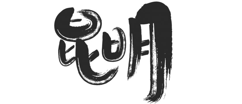 昆明藝術(shù)字