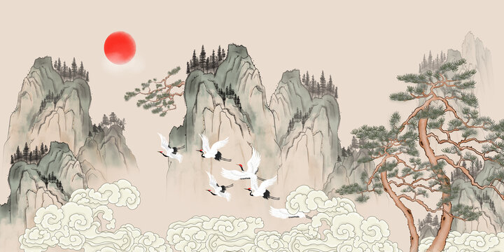 傳統(tǒng)山水畫