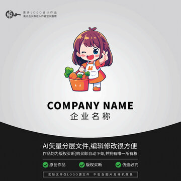 生活買菜做飯女人LOGO