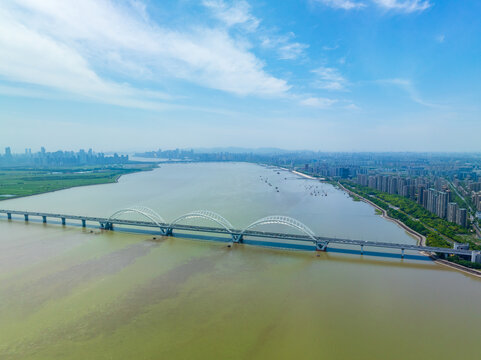 杭州京杭大运河和八堡船闸