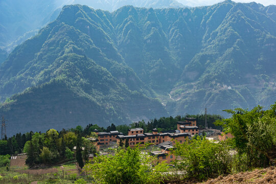 山村风貌