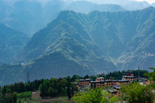 山村风貌