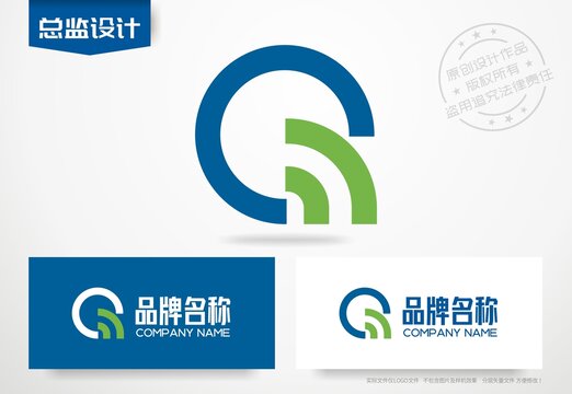 字母G设计标志智能科技logo