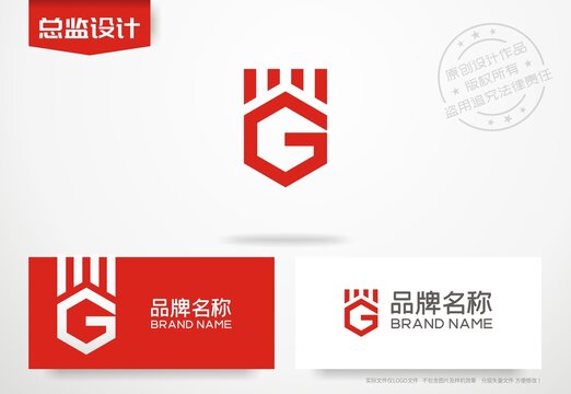 字母G设计logo字母G标志