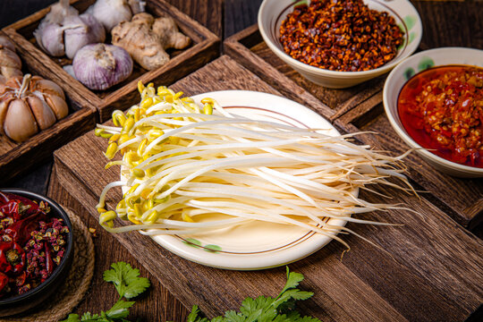 冒菜食材黄豆芽