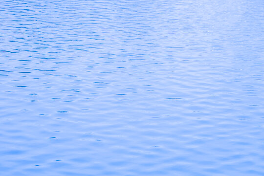 蓝色湖水波纹背景