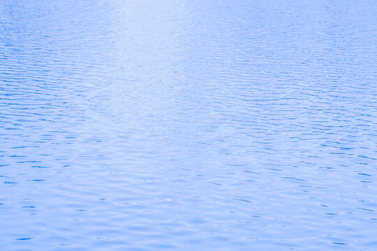 蓝色湖水波纹背景