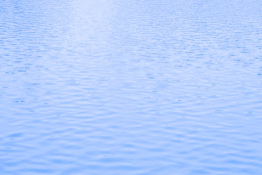 蓝色湖水波纹背景