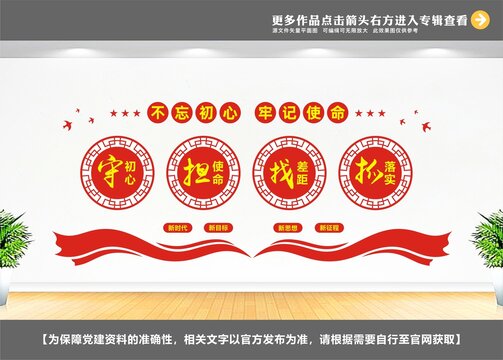 守初心黨建文化墻