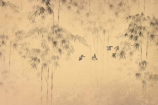 國(guó)畫(huà)竹子