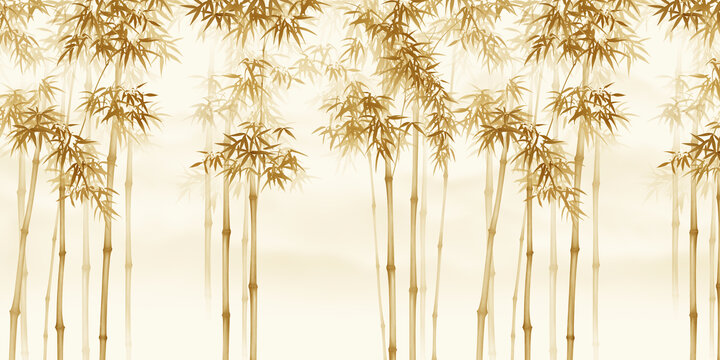 新中式花鳥竹林