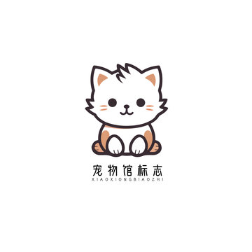 小猫宠物馆标志