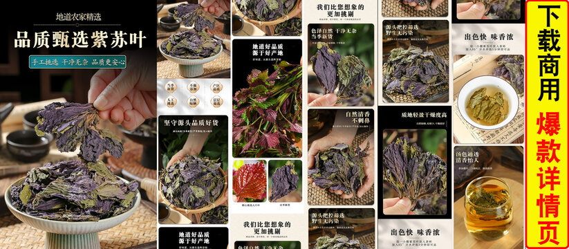 干紫蘇葉詳情頁