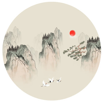 古風(fēng)山水畫