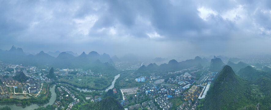 桂林云雾全景