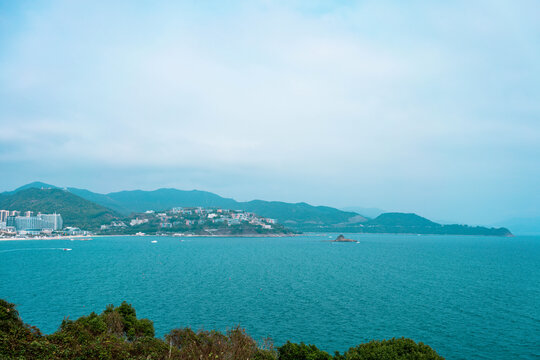 深圳大梅沙广东海滨旅游风光