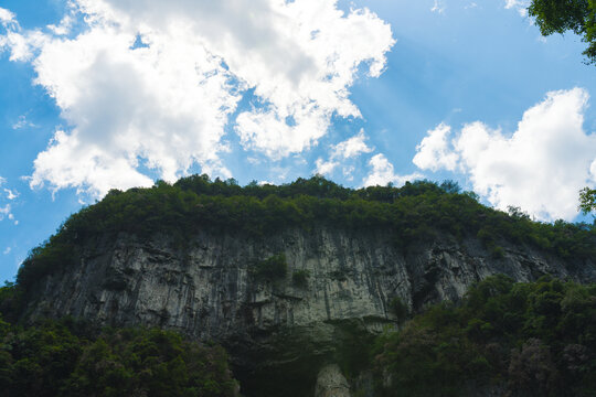 重庆武隆后坪乡天坑群景观