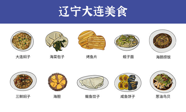 遼寧大連美食圖鑒
