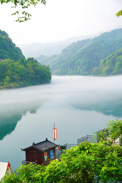 东江湖景区云雾