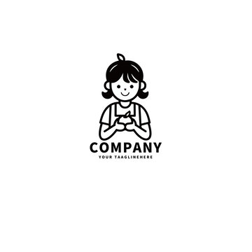 极简风水果店logo