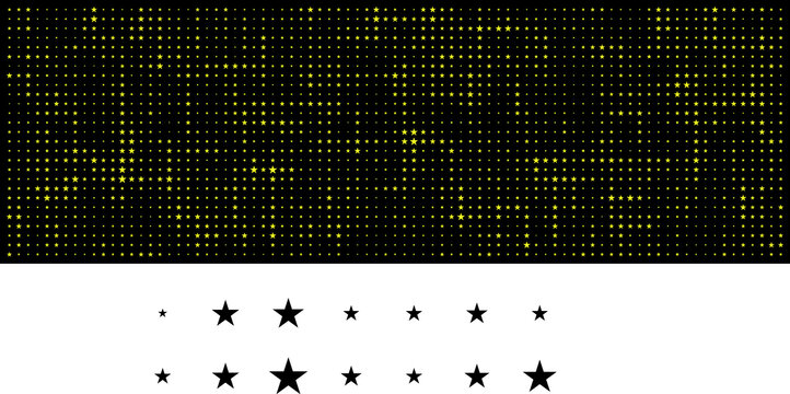 矢量五角星沖孔